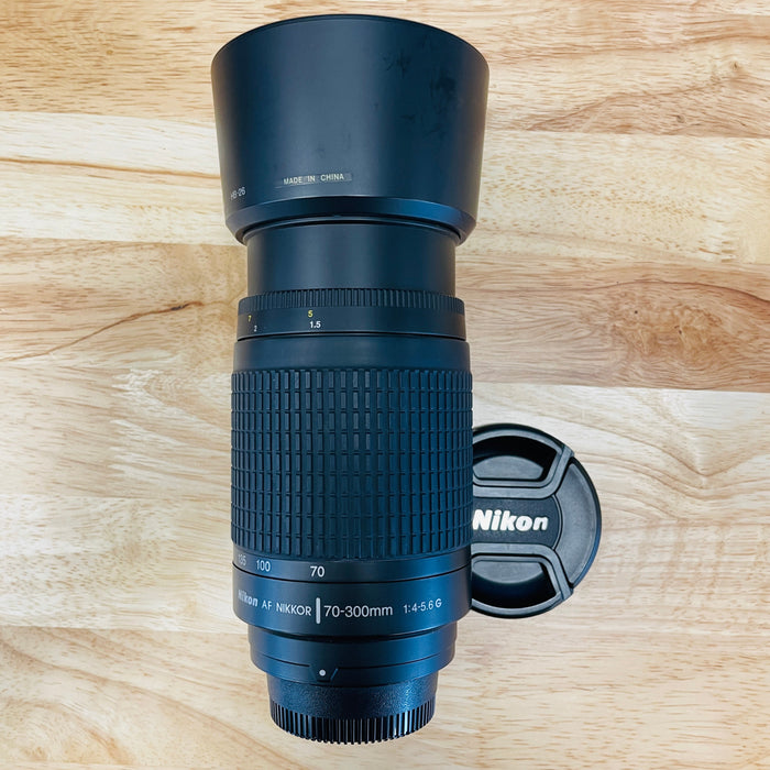 USED Nikon AF NIKKOR 70-300mm f/4-5.6 G Autofocus Lens, Black {62}