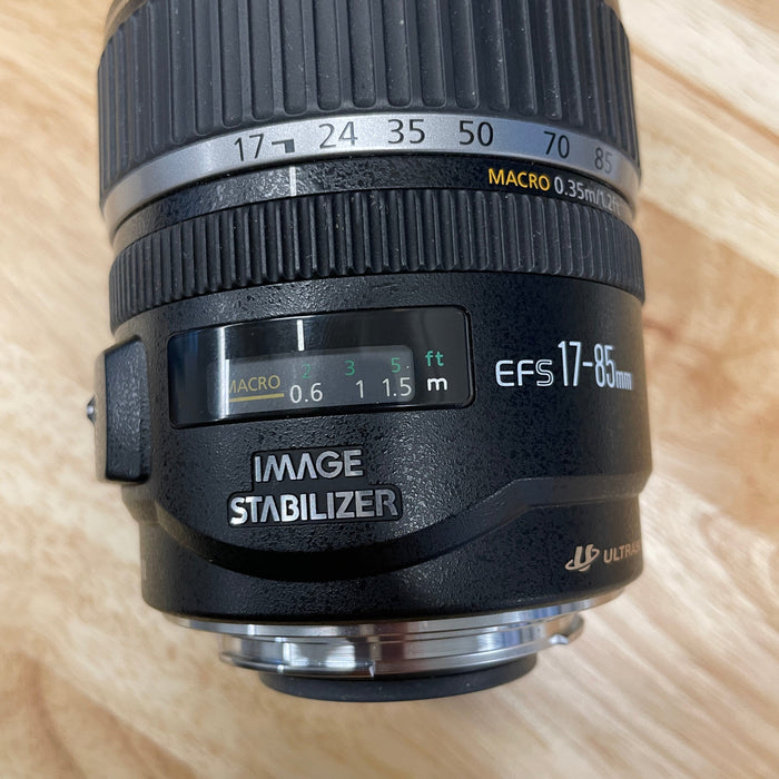 USED Canon EF-S 17-85mm f/4-5.6 IS USM Autofocus Lens for APS-C DSLR {67}