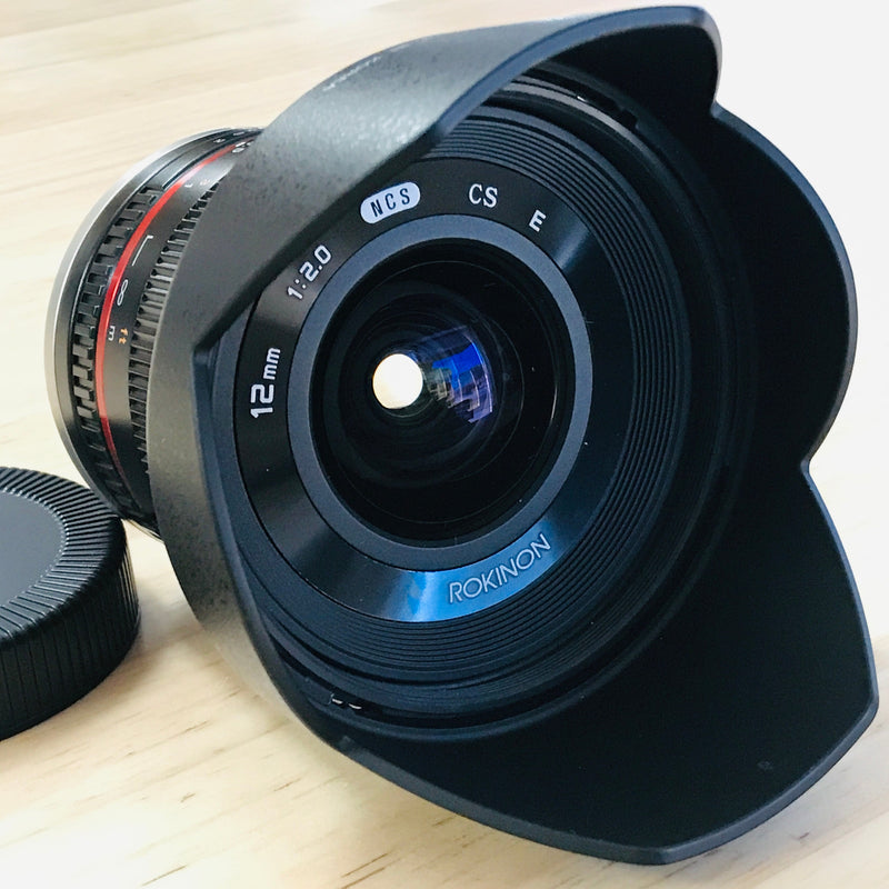 Rokinon 12mm 2.0 wide-angle lens for Sony E-Mount