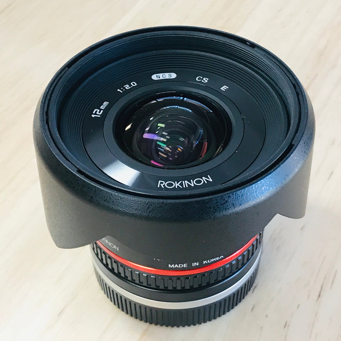 Rokinon 12mm 2.0 wide-angle lens for Sony E-Mount