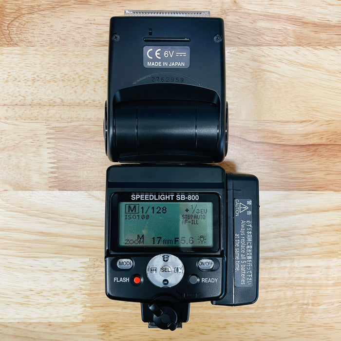 Nikon SB-800 Speedlight Flash Bounce, Zoom
