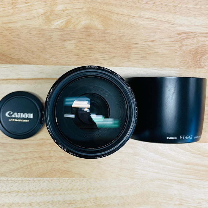 USED Canon 75-300mm f/4-5.6 IS USM EF Mount Lens {58}