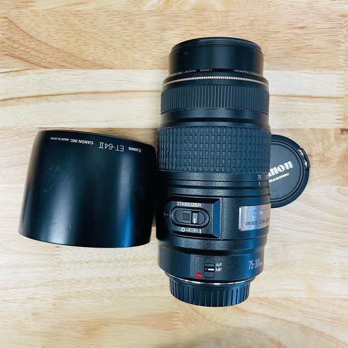 USED Canon 75-300mm f/4-5.6 IS USM EF Mount Lens {58}