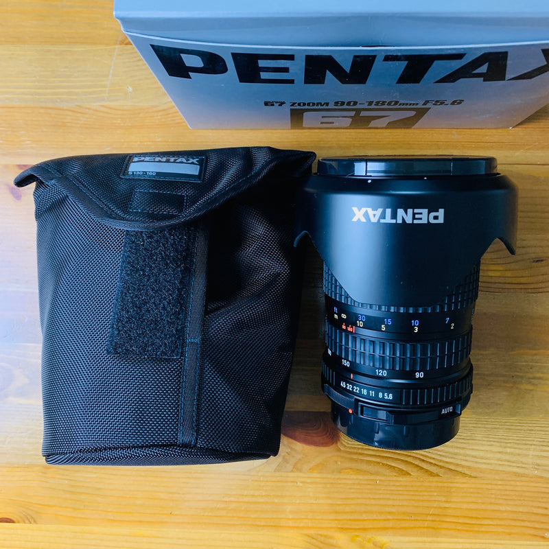 Pentax SMC 67 - 90-180mm f/5.6  Lens with Soft Case - Mint -8827052