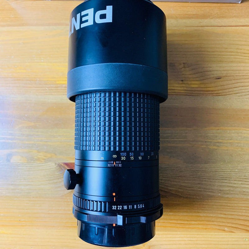 Pentax 300mm f/4 ED IF Green Star 800 - Hood and Soft Case - 8612833