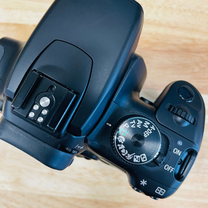 USED Canon EOS Rebel XTI DSLR Camera Body, Black {10.1MP}