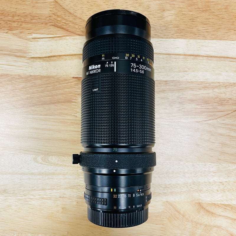 Used Nikon AF NIKKOR 75-300mm f/4.5-5.6 Autofocus Lens {62}