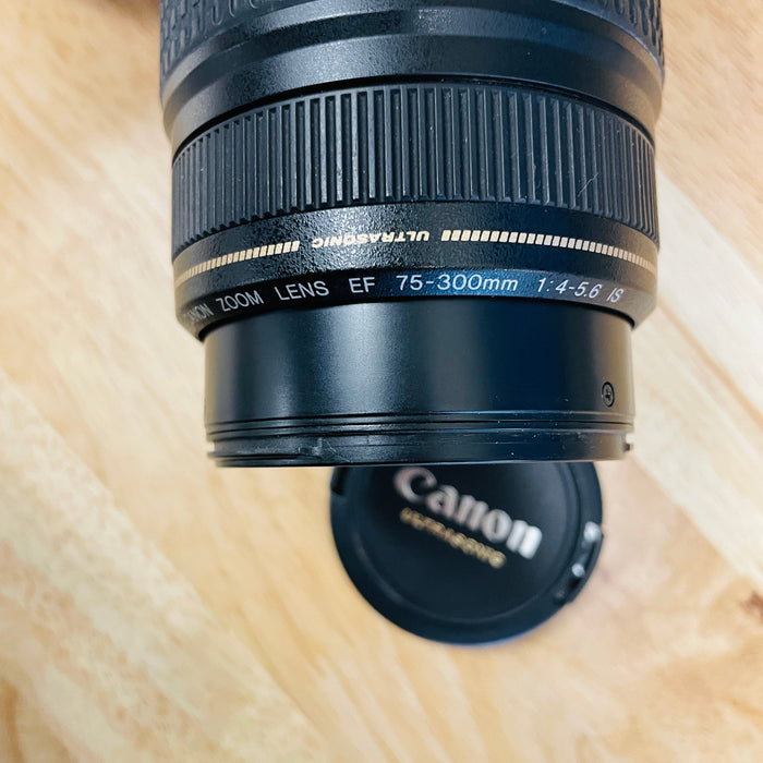 USED Canon 75-300mm f/4-5.6 IS USM EF Mount Lens {58}