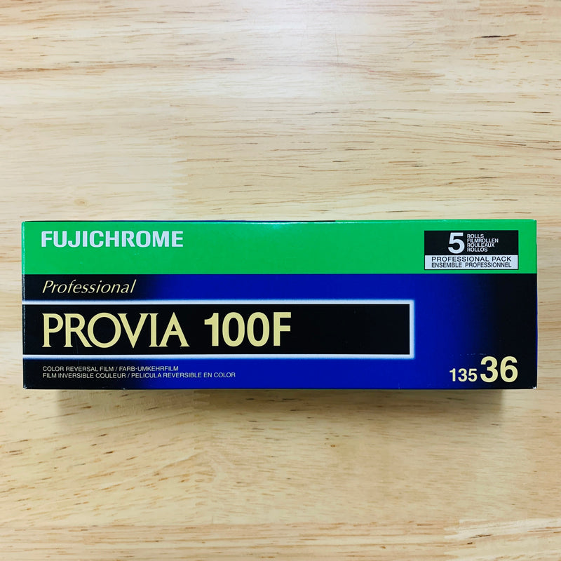 Fuji Provia 100F (ProPack 5 Rolls) 35mm x 36 exp. - Expired 05-07/2018
