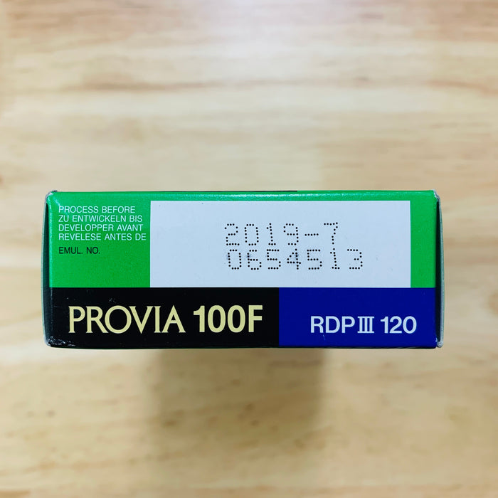 Fuji Provia 100F (ProPack 5 Rolls) 120 Film. - Expired 07/2019