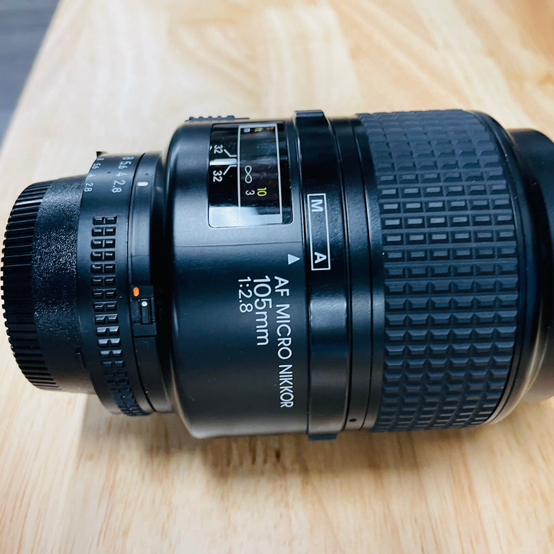 USED Nikon AF MICRO NIKKOR 105mm f/2.8 D Autofocus Lens {52}