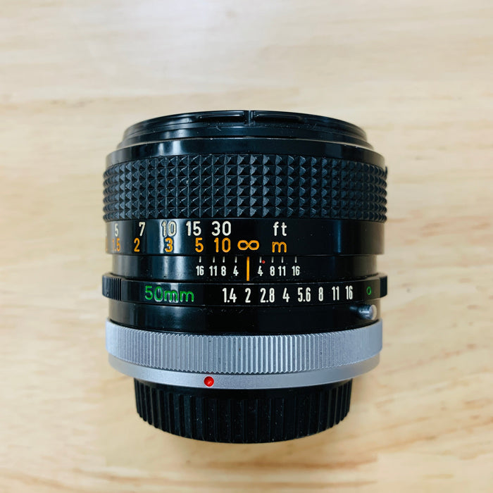 Canon FD 50mm 1.4 SSC Lens