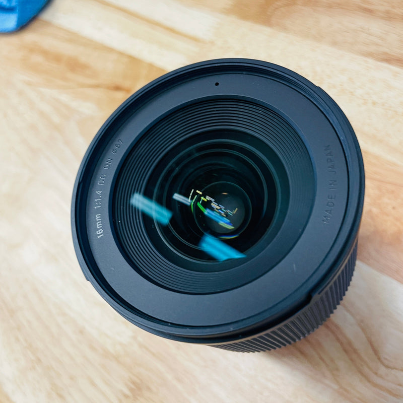 Sigma 16mm f/1.4 DC DN C (Contemporary) Autofocus APS-C Lens for Sony E-Mount, Black (67)
