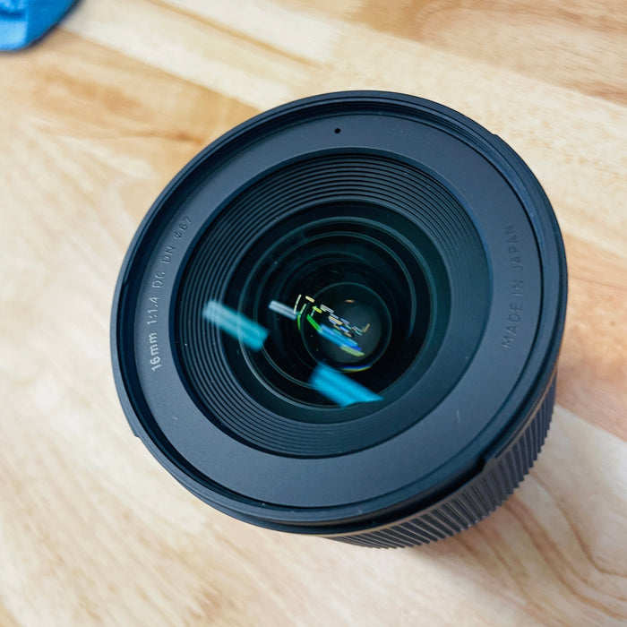 Sigma 16mm f/1.4 DC DN C (Contemporary) Autofocus APS-C Lens for Sony E-Mount, Black (67)
