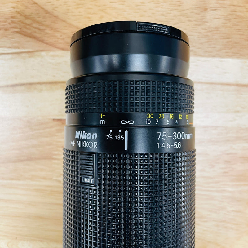Used Nikon AF NIKKOR 75-300mm f/4.5-5.6 Autofocus Lens {62}