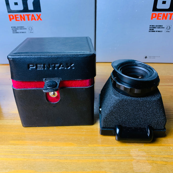 Pentax 67 Rigid Hood Finder Late - Excellent Boxed